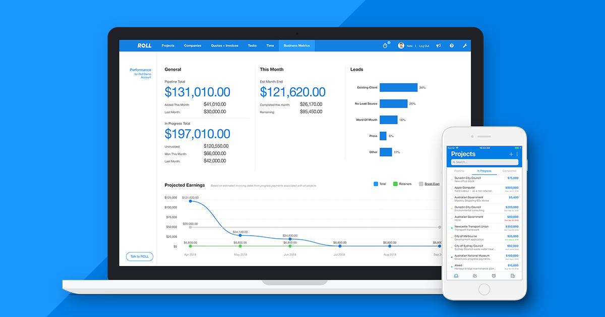 Our pricing plans | ROLL – The simple way to manage your business and ...