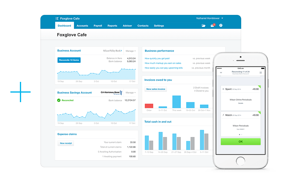 Xero Product Screenshot